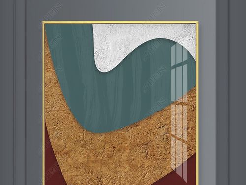 当几何语言撞击心灵 后现代玄关装饰画的前卫浪漫